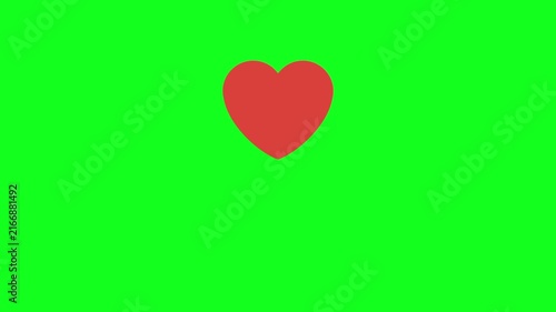 Beautiful Love Heart Animation With Romantic Feelings