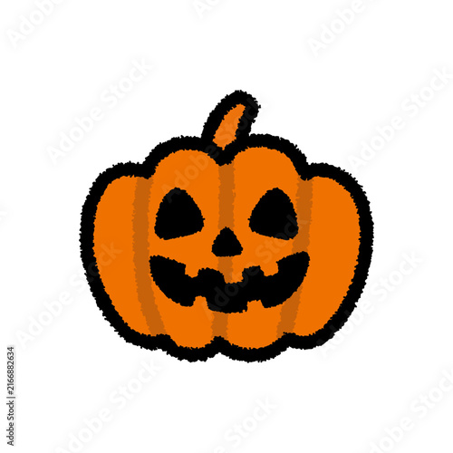 ハロウィン カボチャ かわいい 手描き アイコン イラスト