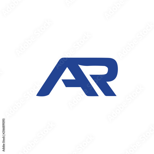 Logo Letter AR Simple Minimalist