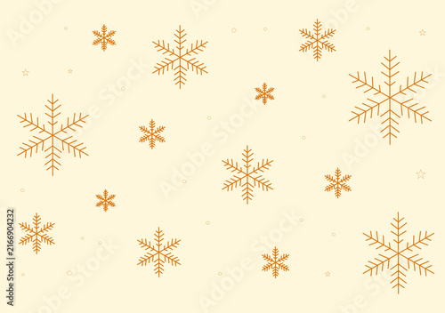 Winter Snowflake Background with Elegant Holiday Snowflakes — Christmas Seasonal Design