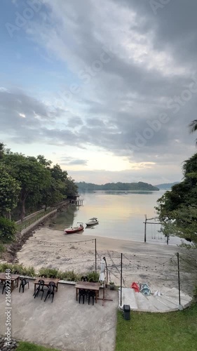 Beautiful View of Iboih Beach, Sabang, Aceh at the morning. A popular tourist destination in Weh Island, Sumatera