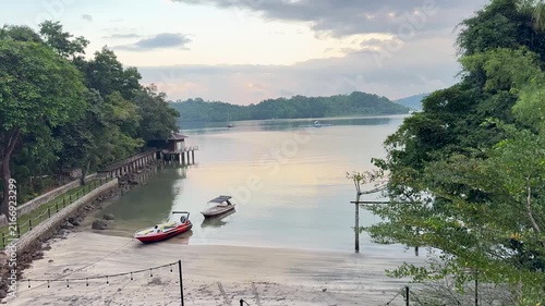 Beautiful View of Iboih Beach, Sabang, Aceh at the morning. A popular tourist destination in Weh Island, Sumatera