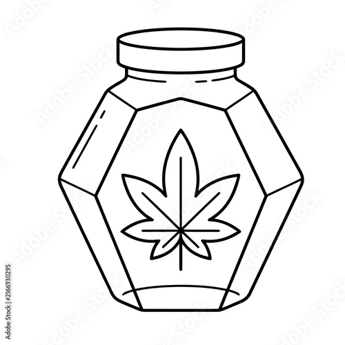 Jar with maple leaf symbol