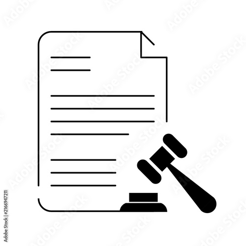 Legal Judgment and Court Decision Icon