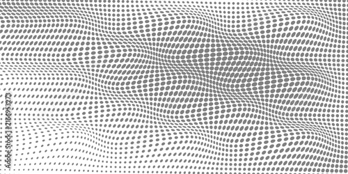 Dotted halftone gradient texture. Fading polka dot background. Repeated dots gradation pattern background. Black vanishing comic pop art overlay backdrop. Halftone raster effect wallpaper. Vector