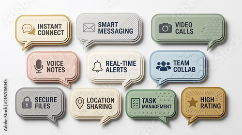 Speech Bubbles for Communication and Messaging in Digital Design