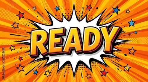 Ready For Action comic style