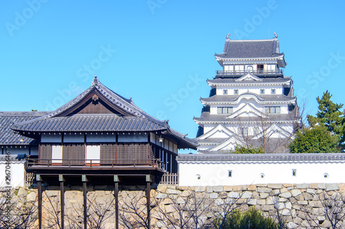 福山城のとても美しい風景A very beautiful castle landscape found in Japan