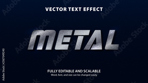 Metallic silver text effect for professional digital graphic designs. Suitable for branding, print media, and website visuals.