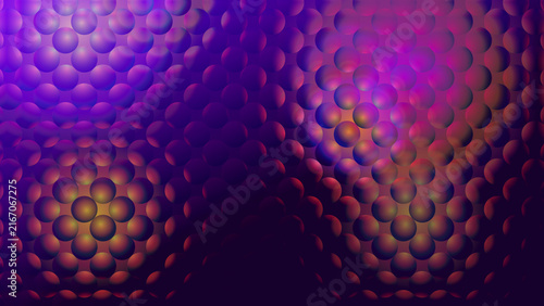 Obraz na plátně An exploration of vibrant kaleidoscopic fractal patterns resembling shattered gl
