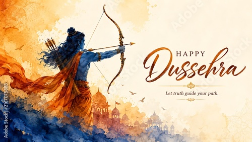 Vijayadashami Dussehra Greeting – Victory of Good Over Evil