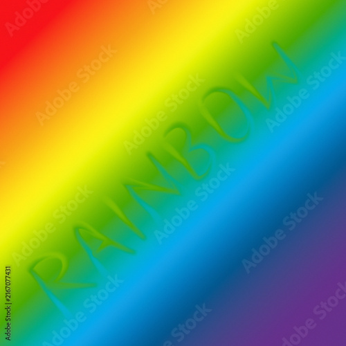 Cuadro en lienzo Vibrant abstract rainbow gradient background with smooth colorful transitions, ideal for modern creative designs, wallpapers, presentations and digital projects