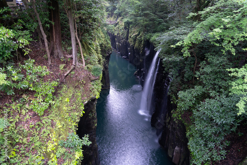 Takachiho Gorge　A gorge designated as a national scenic spot and natural monument
