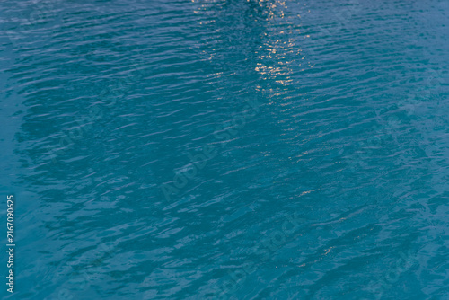 Clear Blue Swimming Pool Water Ripples Surface Texture