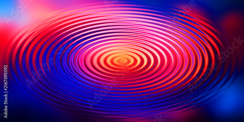 Vibrant ripple motion pattern featuring red blue waves for dynamic visual media design.
