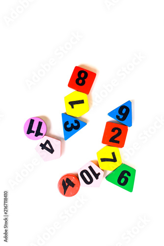 Colorful Number Shapes for Early Childhood Education and Learning