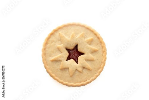 Festive jam cookie