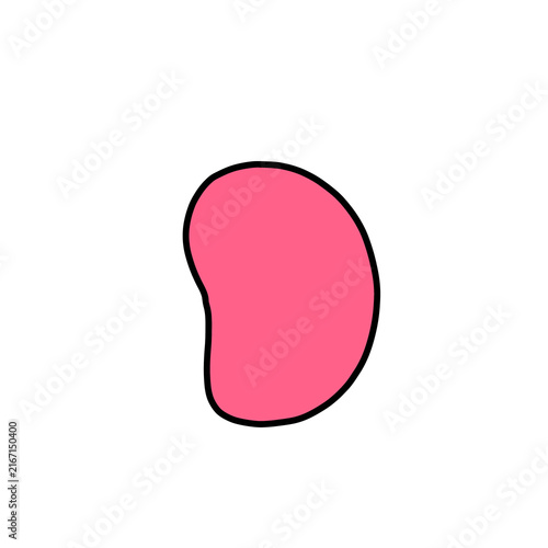 Фотография Easter Pink Jelly bean sweet food candy Hand drawn