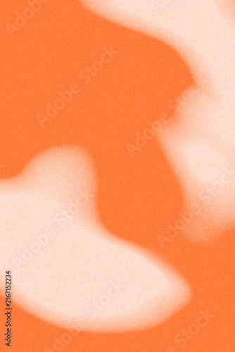 Abstract Orange Fluid Curve Background