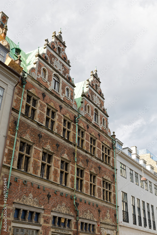 Fototapeta premium Façade au centre ville de Copenhague