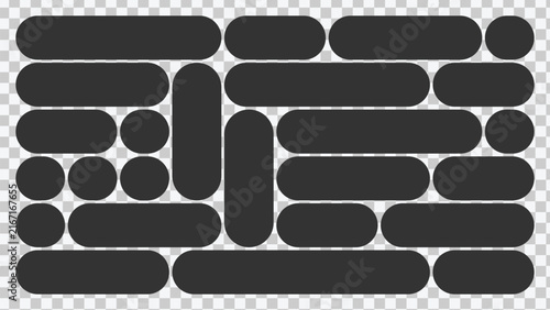 Clean Bento Grid Template Featuring Organic Blocks and Contemporary Geometric Elements for Web and Poster Design