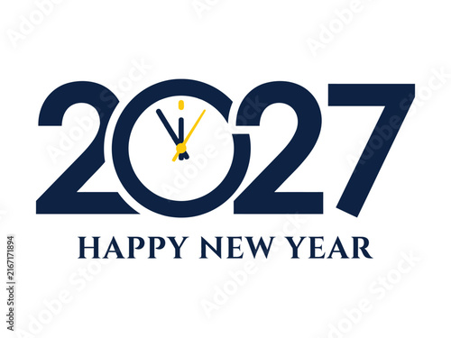 2027 happy new year celebration design
