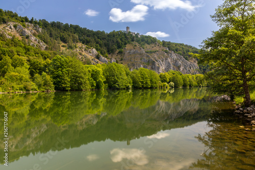 Burgruine Randeck über der Altmühl bei Essing, Bayern