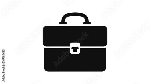 Vector illustration of professional business briefcase icon on a transparent background
