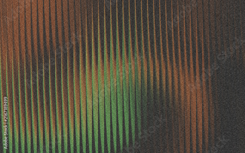 Abstract digital glitch pattern with vertical stripes isolated on white background