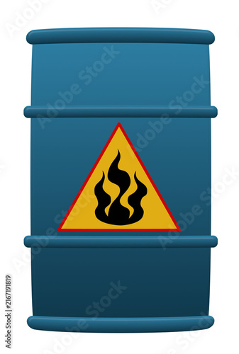 fût produit inflammable, PNG fond transparent