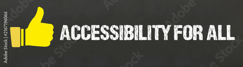 Plakat accessibility for all 