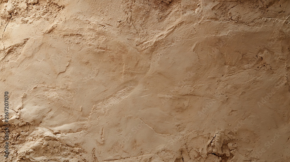 Obraz premium Ancient rock art paintings depicting prehistoric animal figures on cave walls.