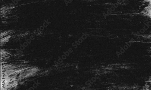 Cuadro en lienzo Close-up texture of dark cracked asphalt road surface with rough weathered pavem