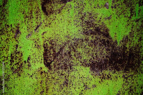Quadro su tela Weathered metal texture with rust, corrosion and industrial grunge details
