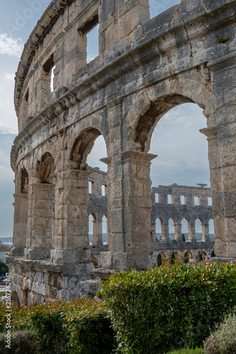 Fotografie roman amphitheater in pula croatia