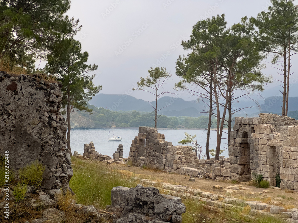 Fototapeta premium Phaselis Ancient City, Antalya/Turkey
