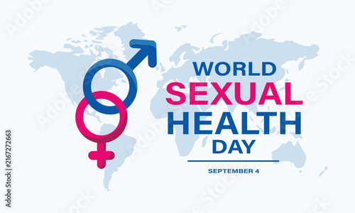 World sexual health day background 
