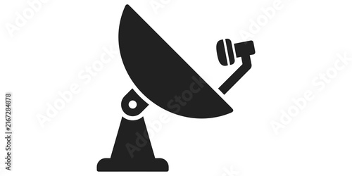 Konstfotografi Satellite dish communication antenna for signal transmission technology usage