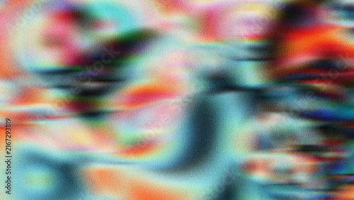 Abstract holographic iridescent grainy texture background