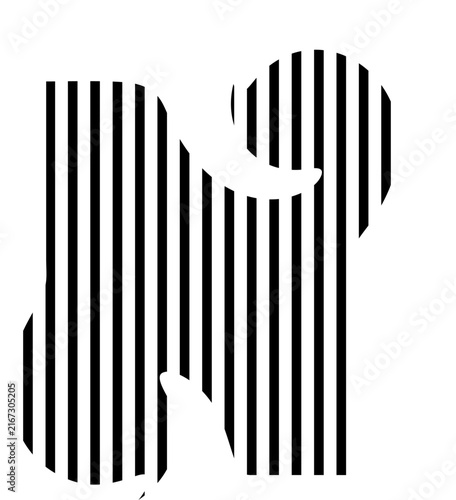  black and white hand with bar code