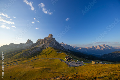 Canvas Print Giau Pass (Passo Giau), Dolomites Alps, South Tyrol, Italy