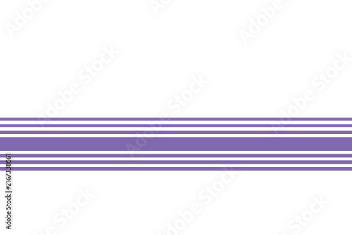 Photography MediumPurple color horizontal straight line on white background.