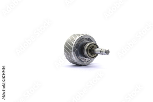 Fotografía an electric motor rotor assembly