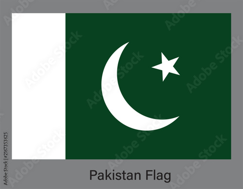 Foto National flag of pakistan