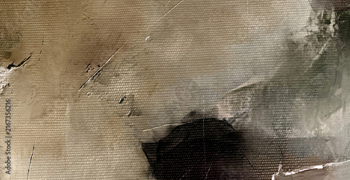 Konstfotografi Organic Neutral Abstract Art Oil Composition