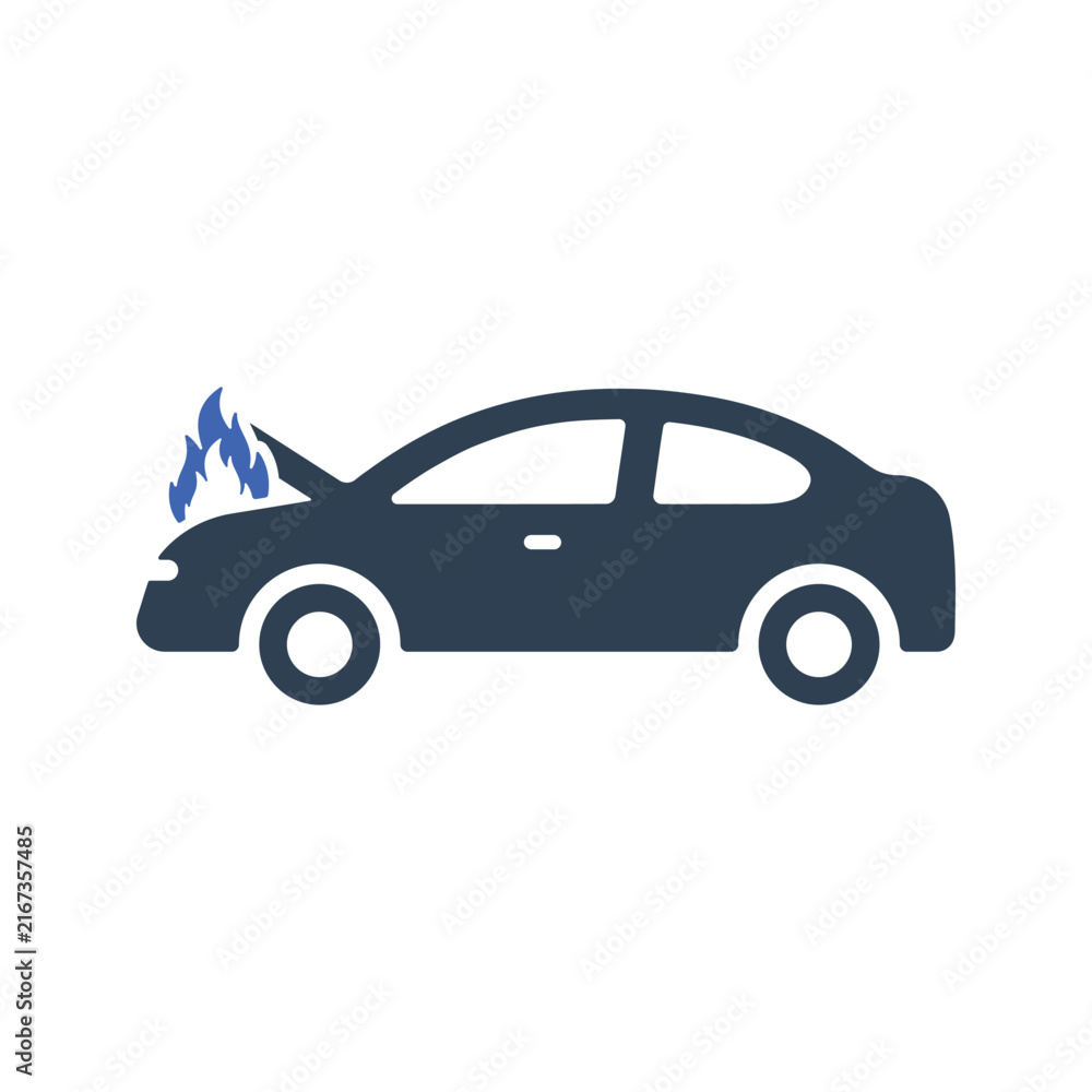 Fototapeta premium Engine fire icon