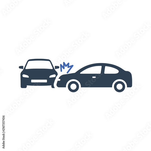 Car accident icon