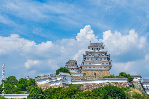 兵庫県姫路市　真夏の姫路城