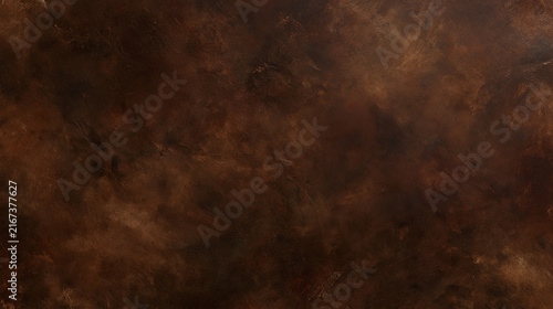 Photography Rich dark brown painted canvas texture with subtle artistic brushstrokes and warm lighting