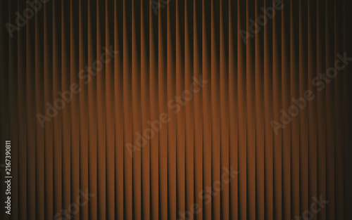 Abstract dark chocolate brown vertical fluted panel modern minimalist 3d textured background
